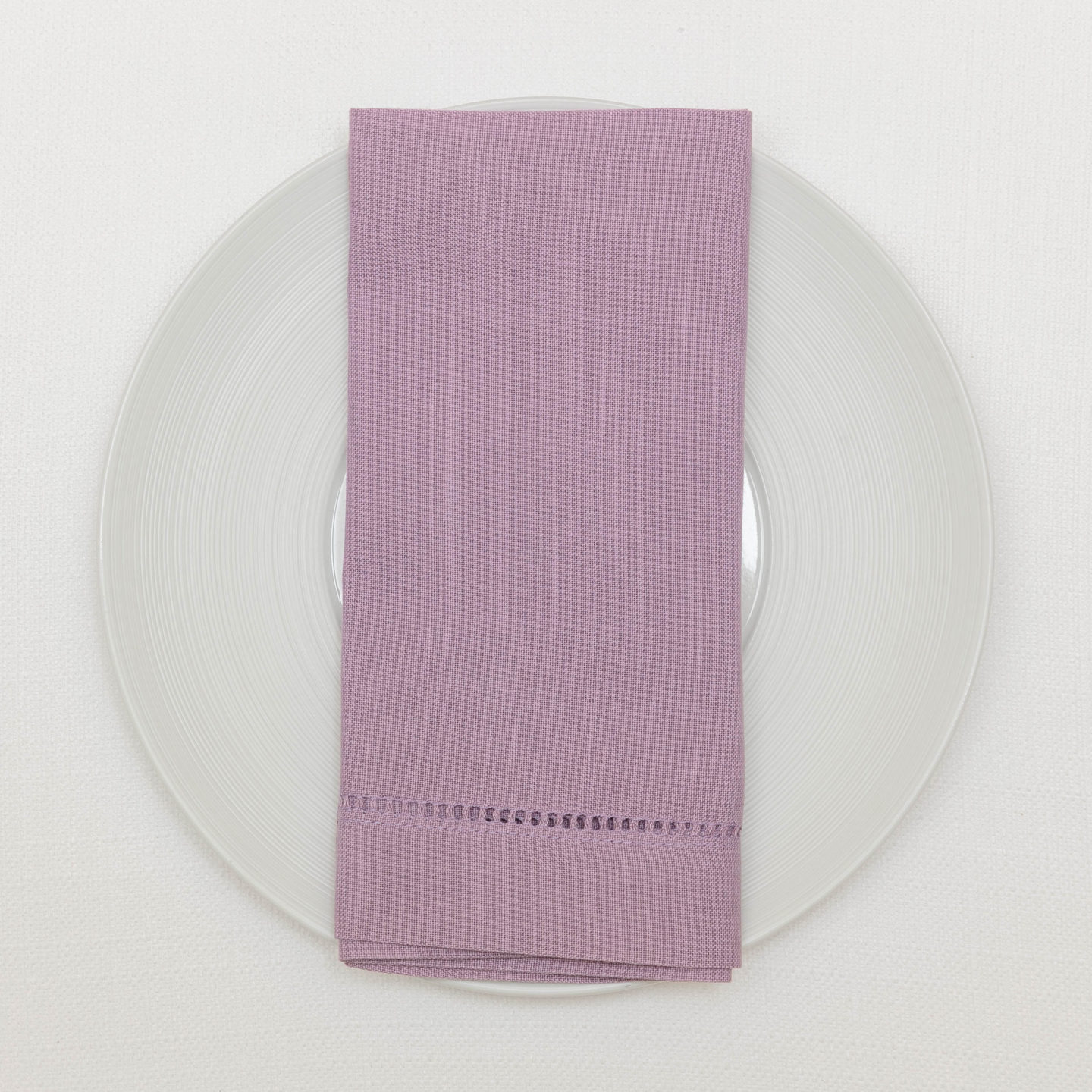 lavender hemstitch napkin