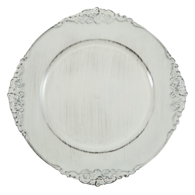vintage white base plate
