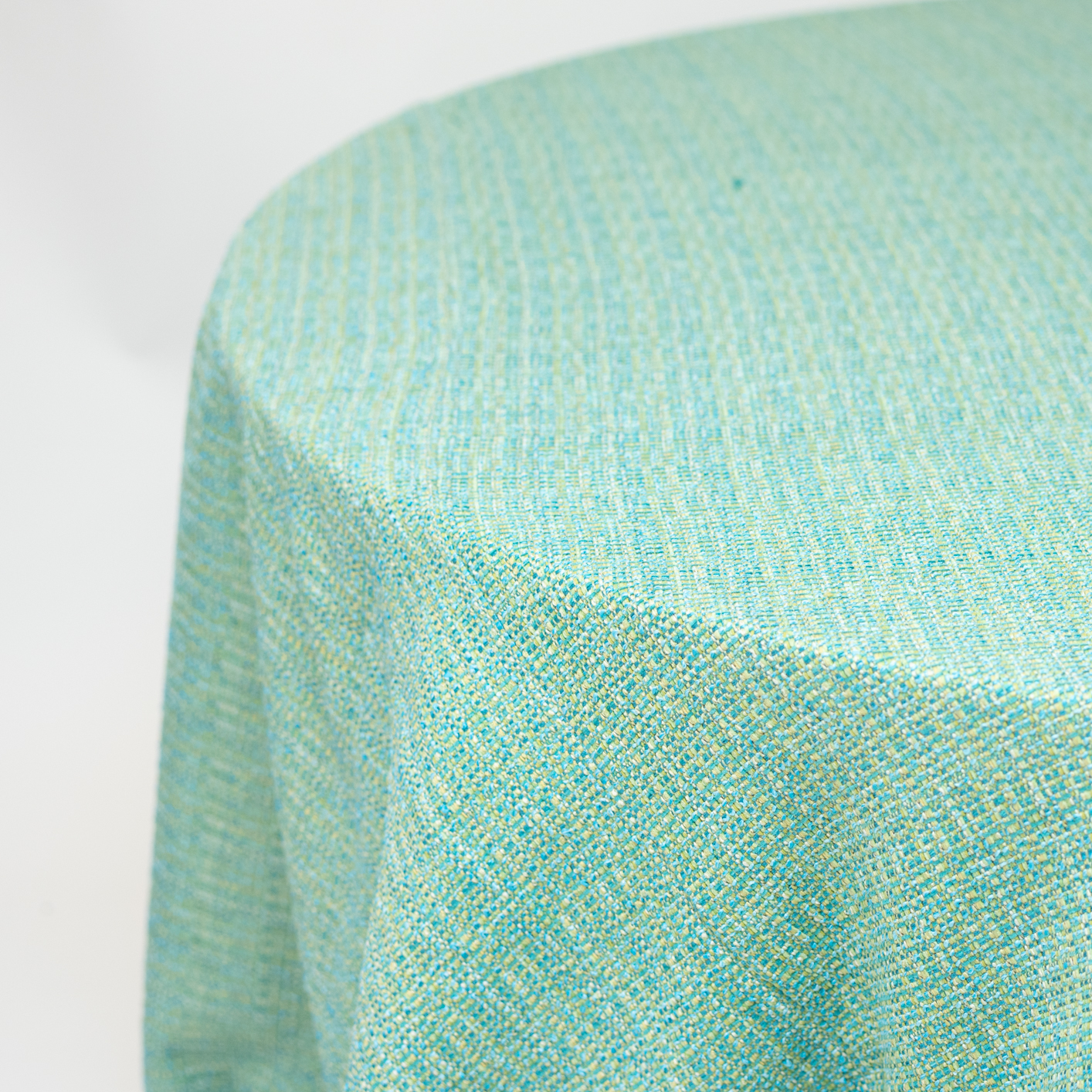 teal tablecloth rental