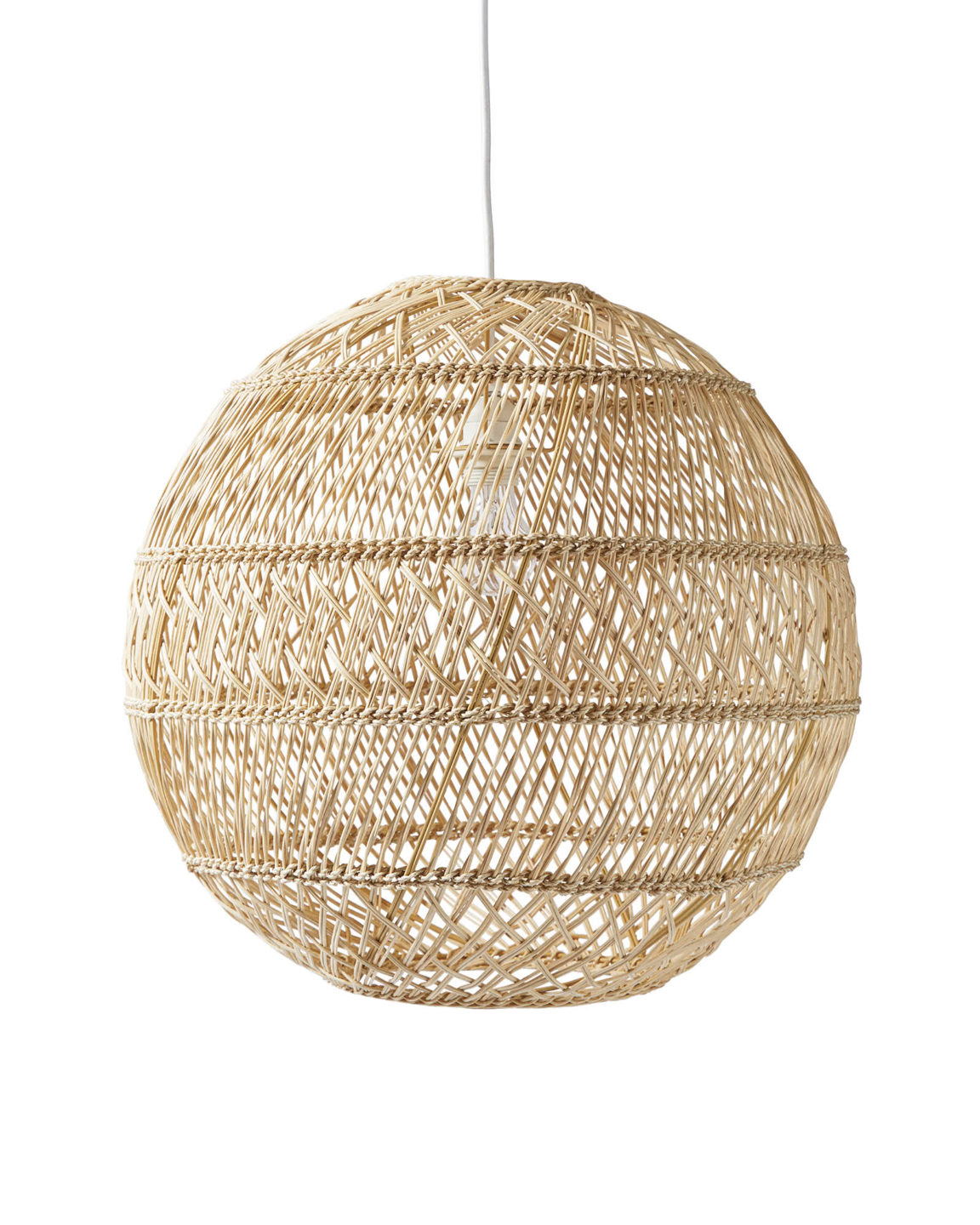 rattan chandelier round shape rental product