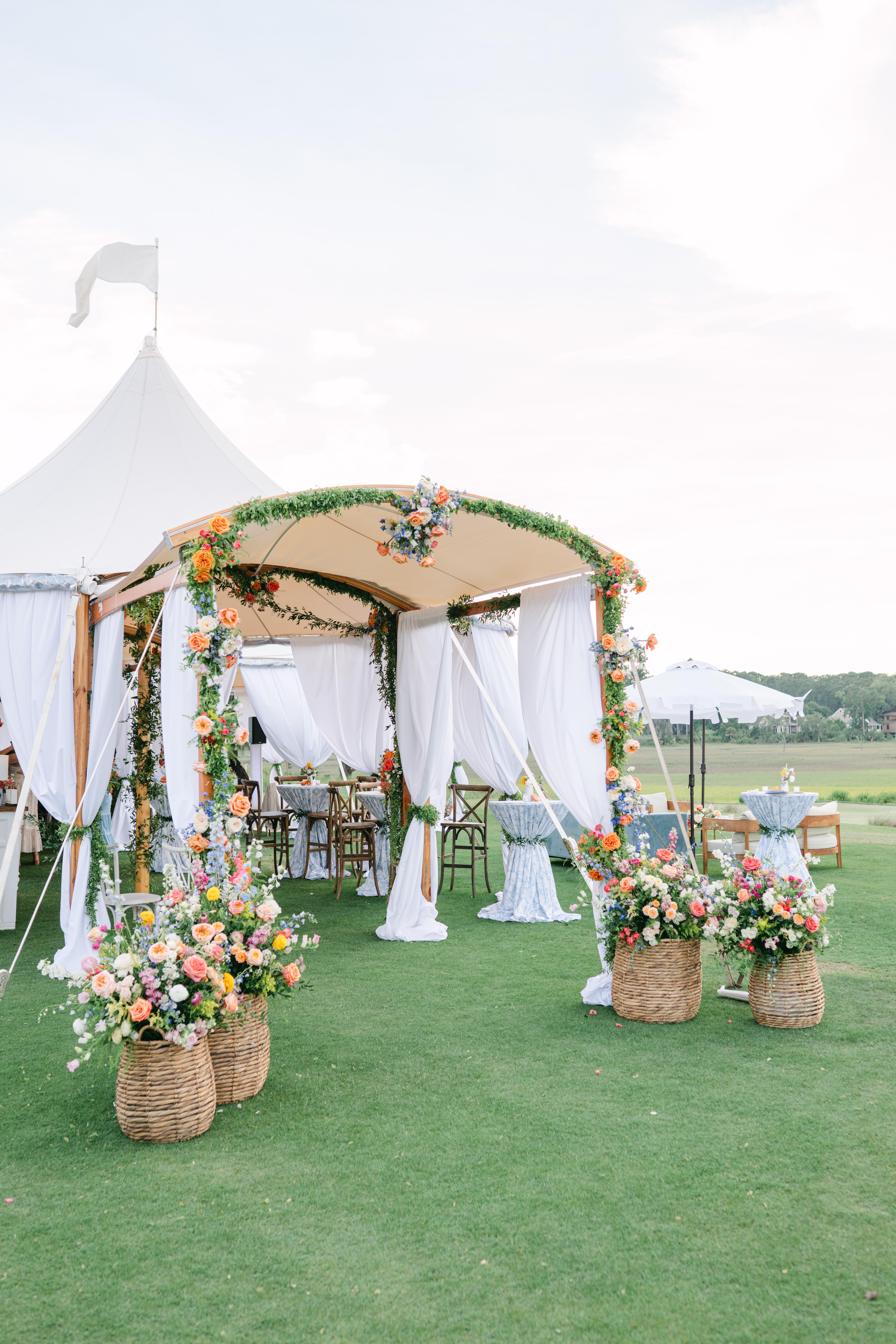 Decorated Sperry Tent